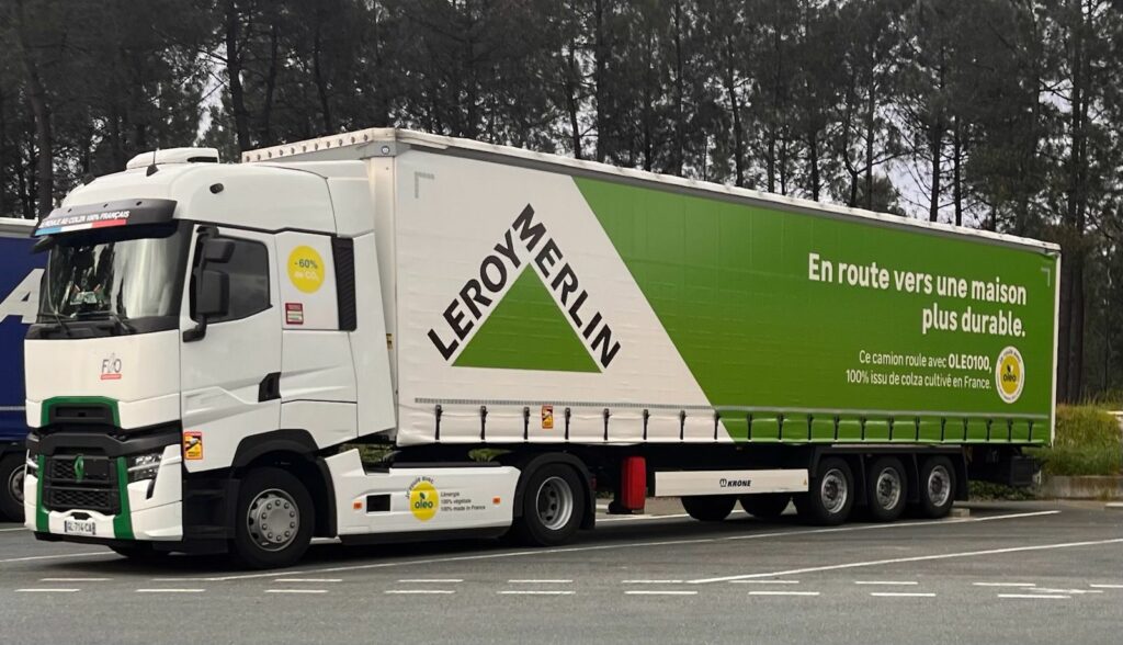 Photo camion remorque Leroy Merlin